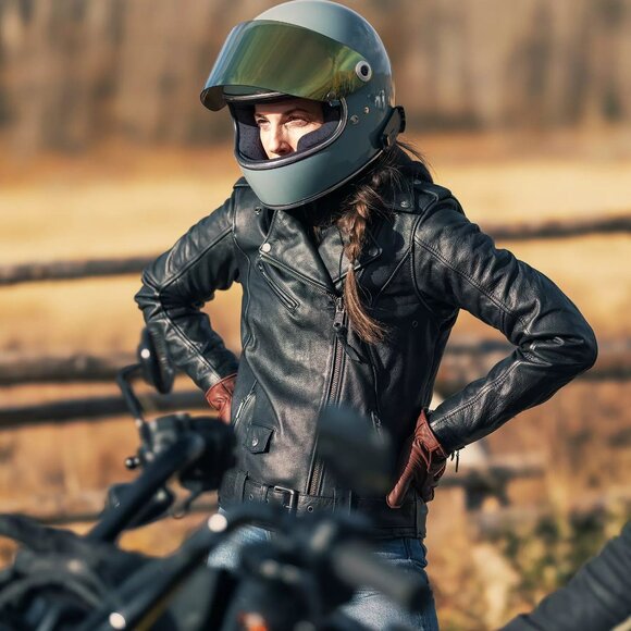 Harley-Davidson Women’s Potomac 3-in-1 Genuine Leather Riding Jacket, Size M - Picture 6 of 16